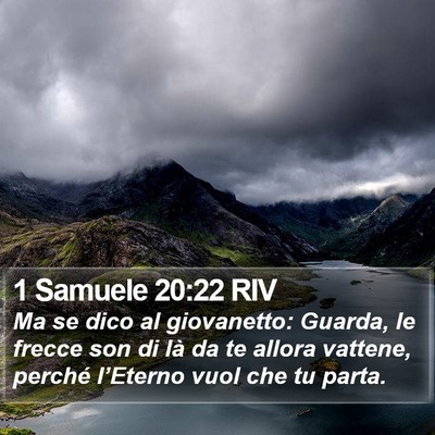 1 Samuele 20:22 RIV Bible Verse Image