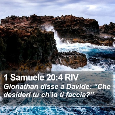 1 Samuele 20:4 RIV Bible Verse Image