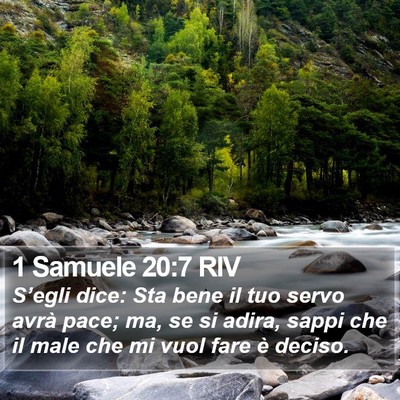1 Samuele 20:7 RIV Bible Verse Image