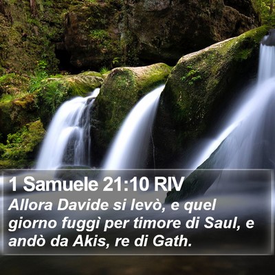 1 Samuele 21:10 RIV Bible Verse Image