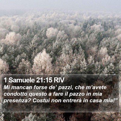 1 Samuele 21:15 RIV Bible Verse Image