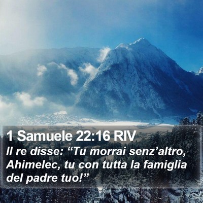 1 Samuele 22:16 RIV Bible Verse Image