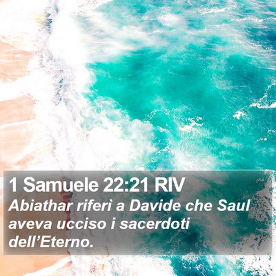 1 Samuele 22:21 RIV Bible Verse Image