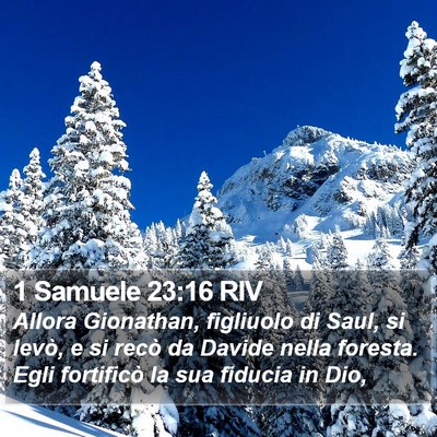 1 Samuele 23:16 RIV Bible Verse Image