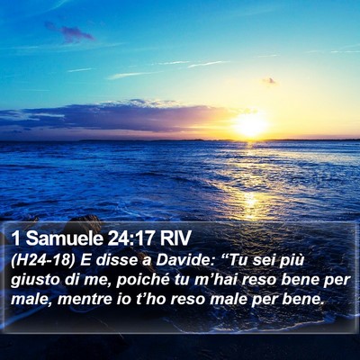 1 Samuele 24:17 RIV Bible Verse Image