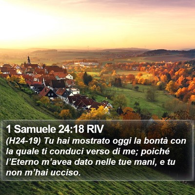 1 Samuele 24:18 RIV Bible Verse Image