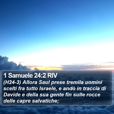 1 Samuele 24:2 RIV Bible Verse Image
