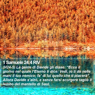 1 Samuele 24:4 RIV Bible Verse Image