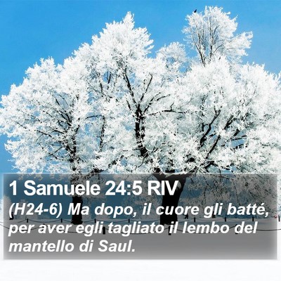1 Samuele 24:5 RIV Bible Verse Image