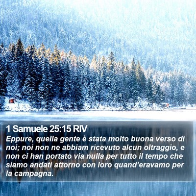 1 Samuele 25:15 RIV Bible Verse Image