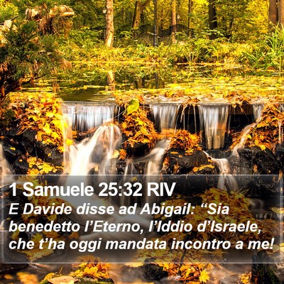 1 Samuele 25:32 RIV Bible Verse Image