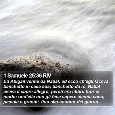 1 Samuele 25:36 RIV Bible Verse Image