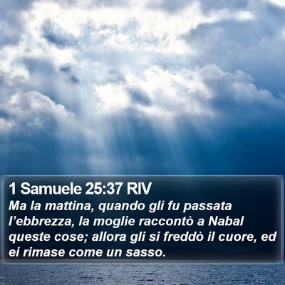 1 Samuele 25:37 RIV Bible Verse Image