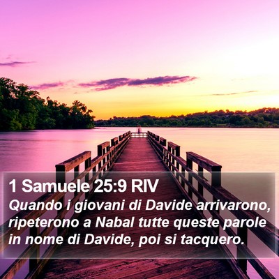 1 Samuele 25:9 RIV Bible Verse Image