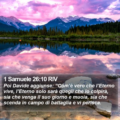 1 Samuele 26:10 RIV Bible Verse Image
