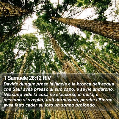 1 Samuele 26:12 RIV Bible Verse Image
