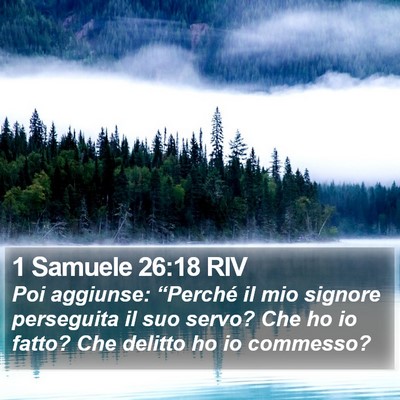 1 Samuele 26:18 RIV Bible Verse Image