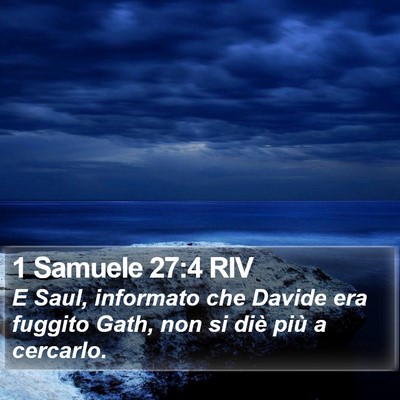 1 Samuele 27:4 RIV Bible Verse Image