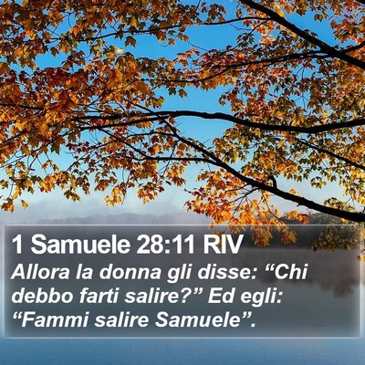 1 Samuele 28:11 RIV Bible Verse Image