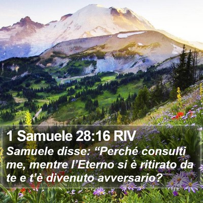 1 Samuele 28:16 RIV Bible Verse Image