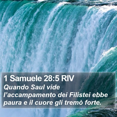 1 Samuele 28:5 RIV Bible Verse Image