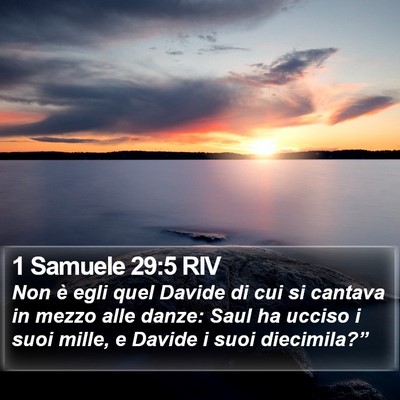 1 Samuele 29:5 RIV Bible Verse Image