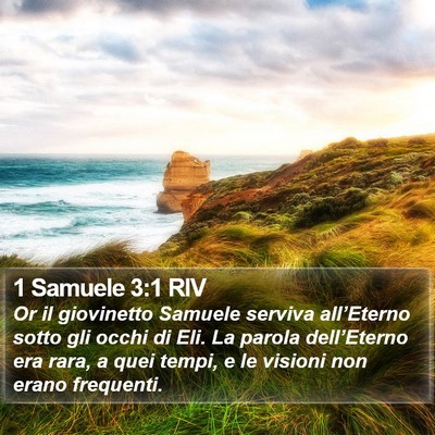 1 Samuele 3:1 RIV Bible Verse Image