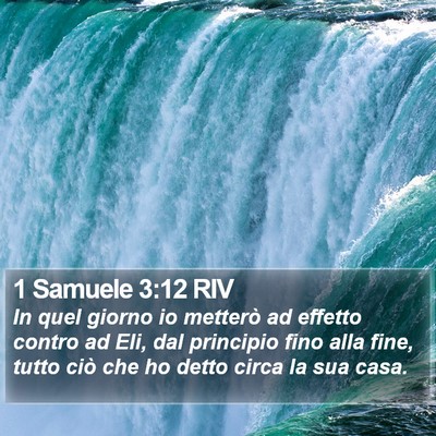1 Samuele 3:12 RIV Bible Verse Image