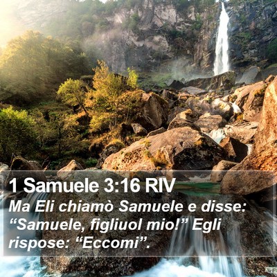 1 Samuele 3:16 RIV Bible Verse Image