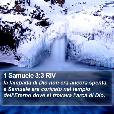 1 Samuele 3:3 RIV Bible Verse Image