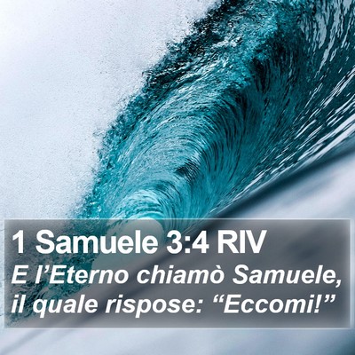 1 Samuele 3:4 RIV Bible Verse Image