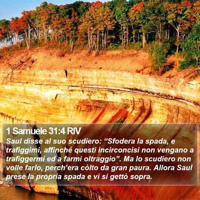 1 Samuele 31:4 RIV Bible Verse Image