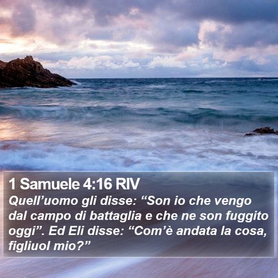 1 Samuele 4:16 RIV Bible Verse Image