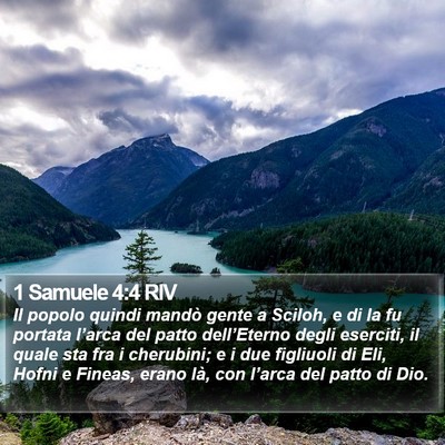 1 Samuele 4:4 RIV Bible Verse Image