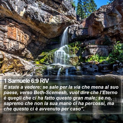 1 Samuele 6:9 RIV Bible Verse Image