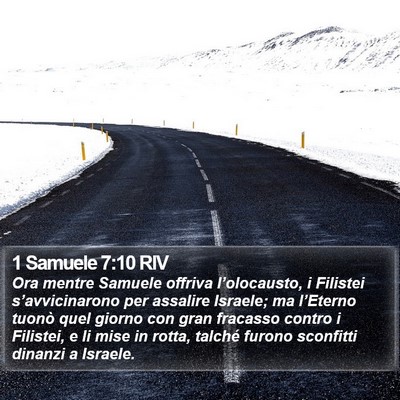 1 Samuele 7:10 RIV Bible Verse Image