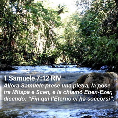 1 Samuele 7:12 RIV Bible Verse Image