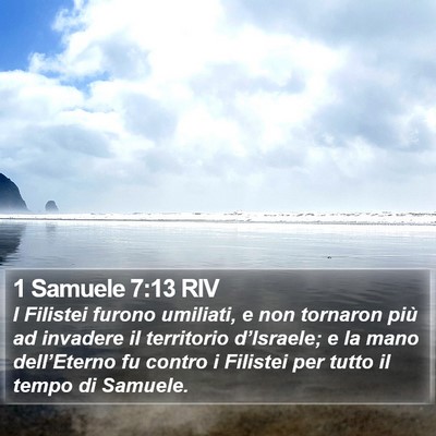 1 Samuele 7:13 RIV Bible Verse Image