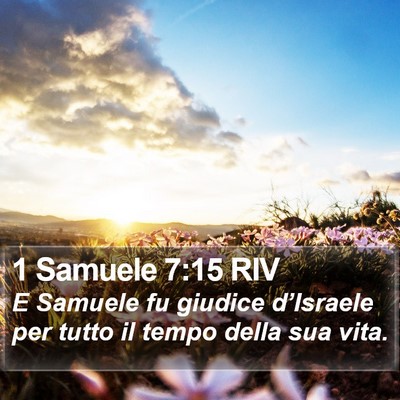 1 Samuele 7:15 RIV Bible Verse Image