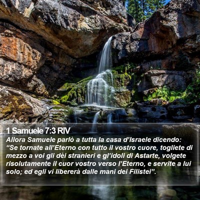 1 Samuele 7:3 RIV Bible Verse Image