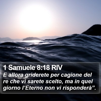 1 Samuele 8:18 RIV Bible Verse Image