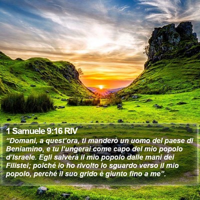 1 Samuele 9:16 RIV Bible Verse Image