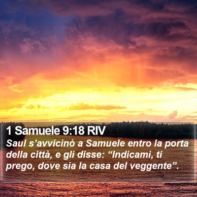 1 Samuele 9:18 RIV Bible Verse Image