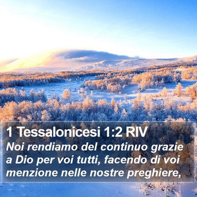 1 Tessalonicesi 1:2 RIV Bible Verse Image