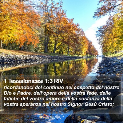 1 Tessalonicesi 1:3 RIV Bible Verse Image