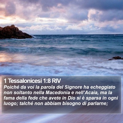 1 Tessalonicesi 1:8 RIV Bible Verse Image