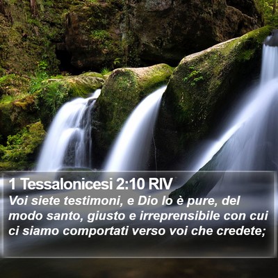 1 Tessalonicesi 2:10 RIV Bible Verse Image