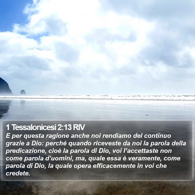 1 Tessalonicesi 2:13 RIV Bible Verse Image