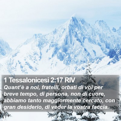 1 Tessalonicesi 2:17 RIV Bible Verse Image