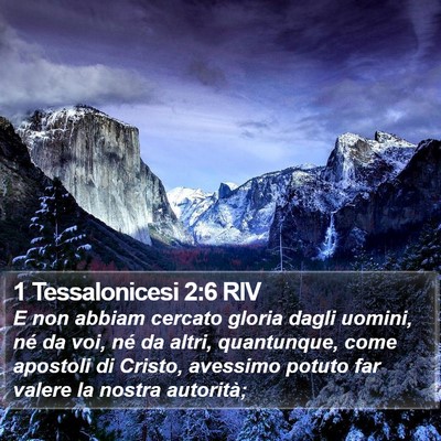 1 Tessalonicesi 2:6 RIV Bible Verse Image